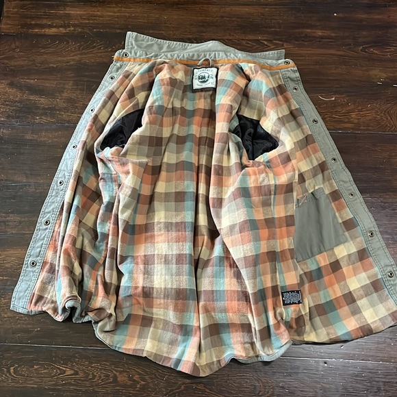 Gioberti men’s 100% cotton flannel lined shirt/jacket - Picture 7 of 7